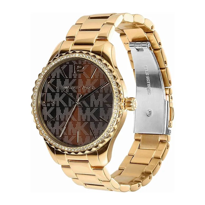 Michael Kors Layton Gold-Tone Quartz Ladies Watch- MK7296